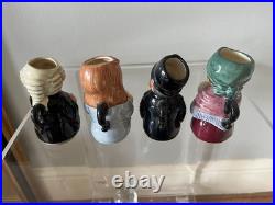 12 Royal Douton Doultonville Small Toby Jugs Various Characters
