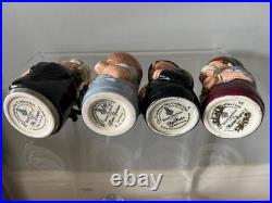 12 Royal Douton Doultonville Small Toby Jugs Various Characters