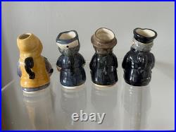 12 Royal Douton Doultonville Small Toby Jugs Various Characters