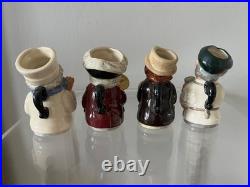 12 Royal Douton Doultonville Small Toby Jugs Various Characters