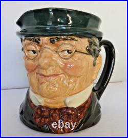 1929 Royal Doulton Character LARGE Toby Jug Mug Mr. Pickwick CHARLES DICKENS