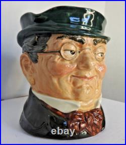 1929 Royal Doulton Character LARGE Toby Jug Mug Mr. Pickwick CHARLES DICKENS