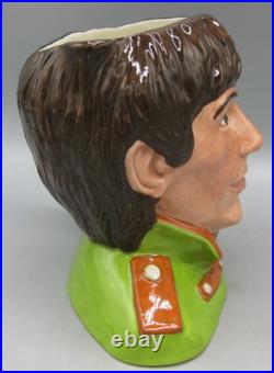 1984 Royal Doulton Beatles George Harrison Toby Mug Character Jug Figurine D6727