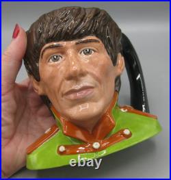 1984 Royal Doulton Beatles George Harrison Toby Mug Character Jug Figurine D6727