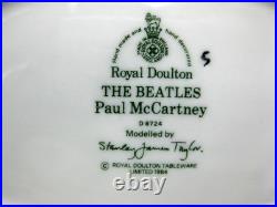 1984 Royal Doulton Beatles Paul McCartney Toby Mug Character Jug Figurine D6724
