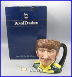 1984 Royal Doulton Beatles Ringo Starr Toby Mug Character Jug D6726 NOS! WithBox