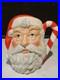 1987 Royal Doulton'santa Claus' Large Character Jug D6793 Red/green Candy Cane