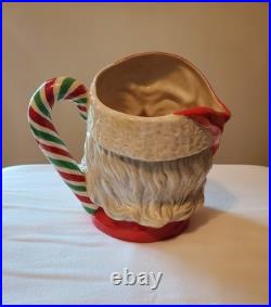 1989 Royal Doulton'santa Claus' Large Character Jug D6840 Red/green Candy Cane
