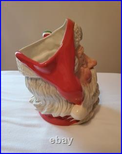 1989 Royal Doulton'santa Claus' Large Character Jug D6840 Red/green Candy Cane