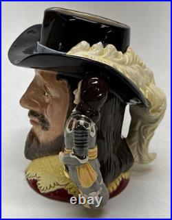 1992 Royal Doulton King Charles I Character Toby Jug 3 Handle #129 D6917 COA