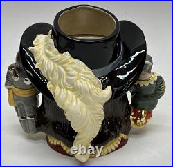 1992 Royal Doulton King Charles I Character Toby Jug 3 Handle #129 D6917 COA