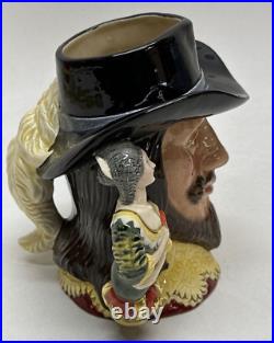 1992 Royal Doulton King Charles I Character Toby Jug 3 Handle #129 D6917 COA