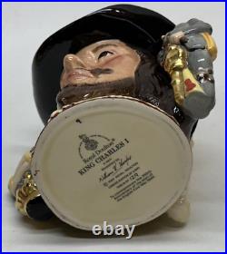 1992 Royal Doulton King Charles I Character Toby Jug 3 Handle #129 D6917 COA