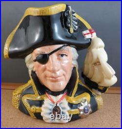 1992 Royal Doulton Vice Admiral Lord Nelson Character Jug of the Year Figurine