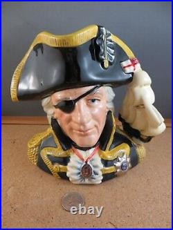 1992 Royal Doulton Vice Admiral Lord Nelson Character Jug of the Year Figurine