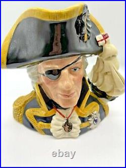 1993 Royal Doulton Character Jug Mug Vice Admiral Lord Nelson Large D6932 MINT