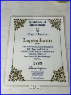 (1993) Royal Doulton Leprechaun Toby #1789 IOB
