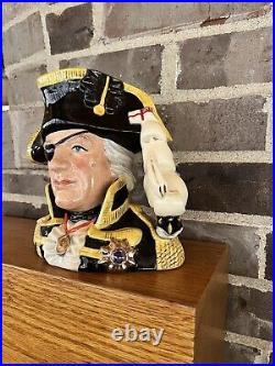 1993 Royal Doulton Vice-Admiral Lord Nelson Character Jug of the Year withCOA Toby