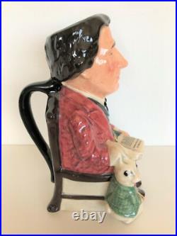1996 Royal Doulton D7078 Lewis Carroll Toby Jug Limited Edition 565/1500