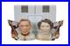 2 Royal Doulton Character Jugs Queen Elizabeth II & George VI Coronation COA Ltd