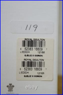 2 Royal Doulton Character Jugs Queen Elizabeth II & George VI Coronation COA Ltd