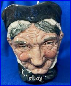 2- Royal Doulton Granny & Sairey Gamp Toby Large Character Jug