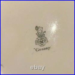 2- Royal Doulton Granny & Sairey Gamp Toby Large Character Jug