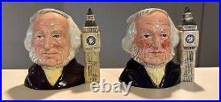 2 Royal Doulton John Doulton character jugs D6656 200 and RARE 800 edition