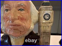 2 Royal Doulton John Doulton character jugs D6656 200 and RARE 800 edition