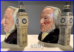 2 Royal Doulton John Doulton character jugs D6656 200 and RARE 800 edition