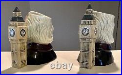 2 Royal Doulton John Doulton character jugs D6656 200 and RARE 800 edition