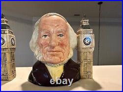 2 Royal Doulton John Doulton character jugs D6656 200 and RARE 800 edition