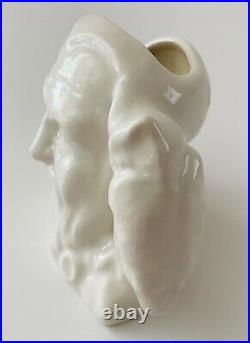 2 Royal Doulton Mini Undecorated Character Jugs Merlin and Falstaff 3 and 2.5