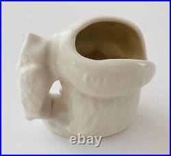 2 Royal Doulton Mini Undecorated Character Jugs Merlin and Falstaff 3 and 2.5