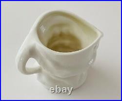 2 Royal Doulton Mini Undecorated Character Jugs Merlin and Falstaff 3 and 2.5