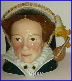2003 Royal Doulton D7188 Classics QUEEN MARY I Character Jug of the Year 7.5