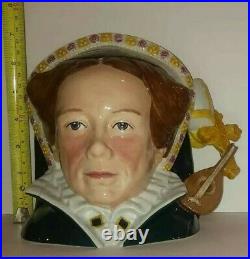 2003 Royal Doulton D7188 Classics QUEEN MARY I Character Jug of the Year 7.5