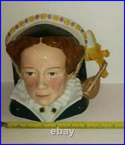 2003 Royal Doulton D7188 Classics QUEEN MARY I Character Jug of the Year 7.5