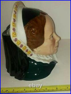 2003 Royal Doulton D7188 Classics QUEEN MARY I Character Jug of the Year 7.5