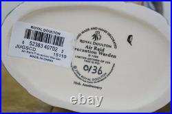 2004 Royal Doulton Character Jug Air Raid Precaution Warden Ltd Ed COA D7209 6