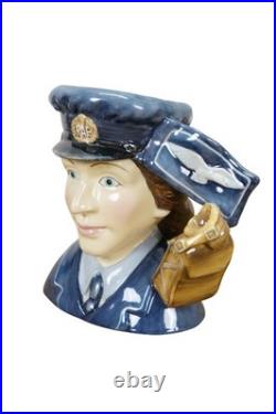 2005 Royal Doulton Character Jug Women's Auxiliary Air Force Ltd Ed COA Box 7212