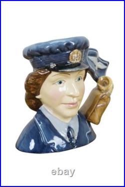 2005 Royal Doulton Character Jug Women's Auxiliary Air Force Ltd Ed COA Box 7212