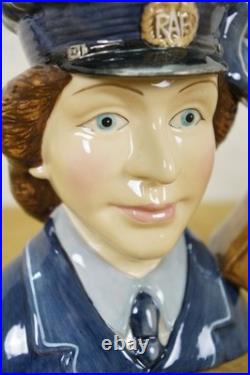 2005 Royal Doulton Character Jug Women's Auxiliary Air Force Ltd Ed COA Box 7212