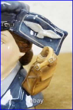 2005 Royal Doulton Character Jug Women's Auxiliary Air Force Ltd Ed COA Box 7212 2005 Royal Doulton Character Jug Women's Auxiliary Air Force Ltd Ed COA Box 7212