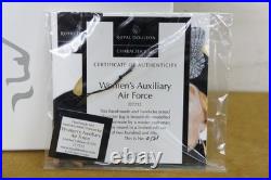 2005 Royal Doulton Character Jug Women's Auxiliary Air Force Ltd Ed COA Box 7212