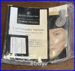 2005 Royal Doulton Lord Horatio Nelson Character Jug of the Year with papers Toby