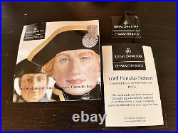 2005 Royal Doulton Lord Horatio Nelson Character Jug of the Year with papers Toby