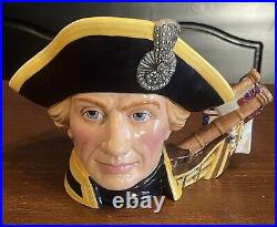 2005 Royal Doulton Lord Horatio Nelson Character Jug of the Year with papers Toby