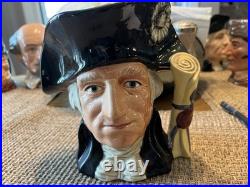 250th Anniversary President George Washington Royal Doulton Character Jug Signed