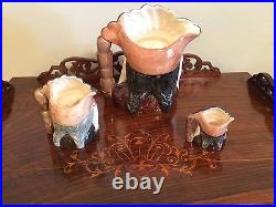 3 Pc Complete Set (s, M, L) Royal Doulton Character Jugs North American Indian